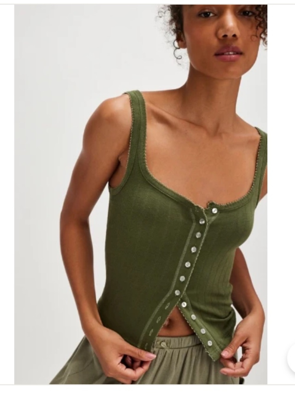 Free People Pointelle Tank